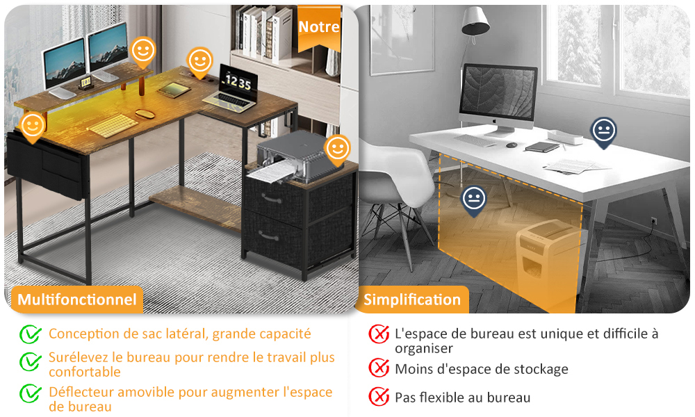Assemblage du bureau