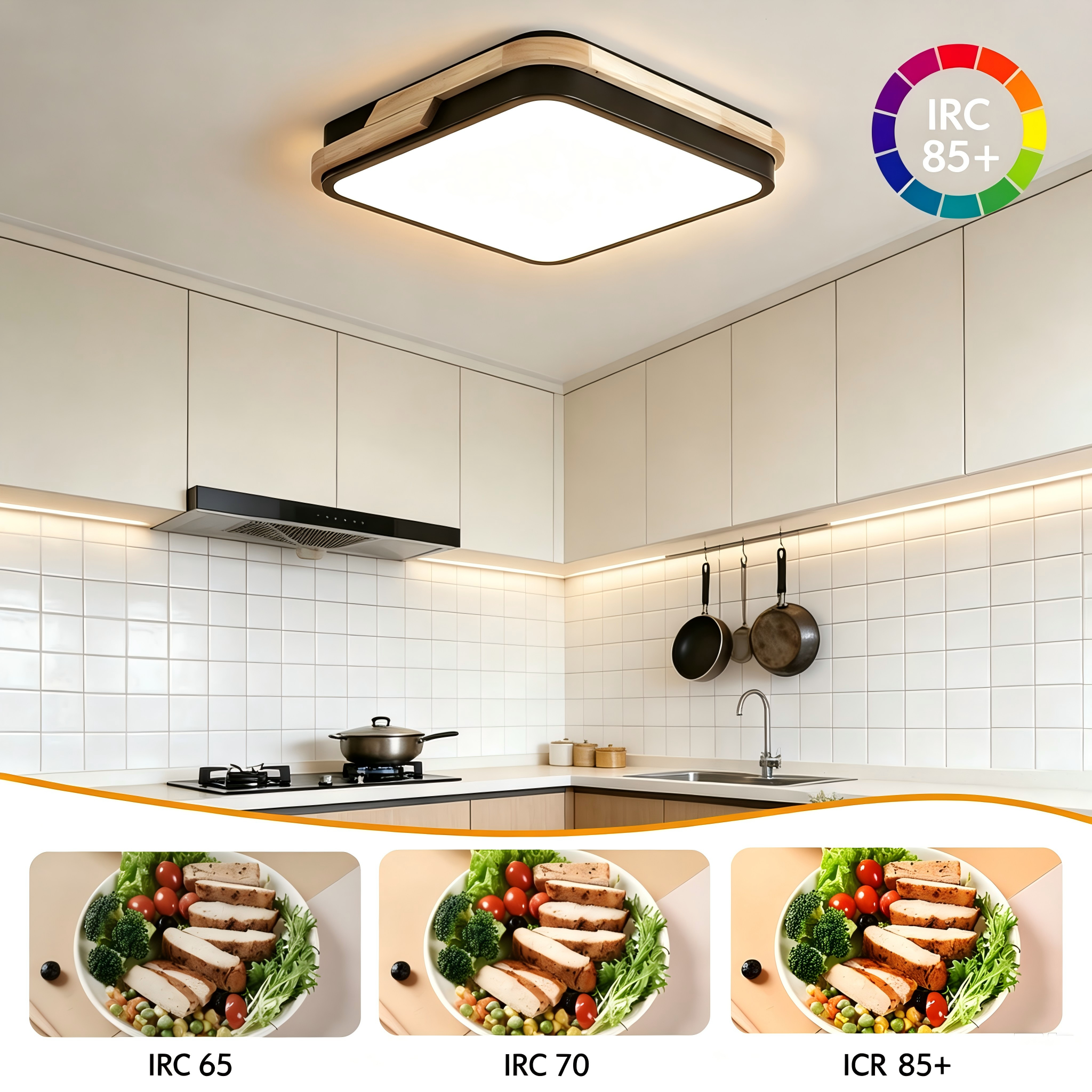 Luce confortevole CRI ≥ 85