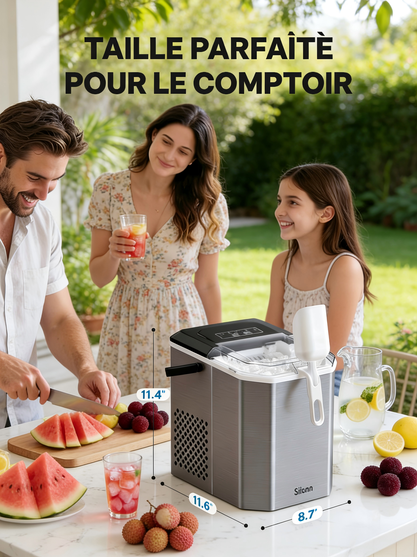 Machine à glaçons Silonn - Fonction autonettoyante