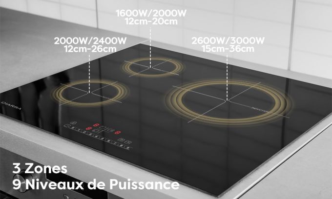 ciarra plaque induction encastrable