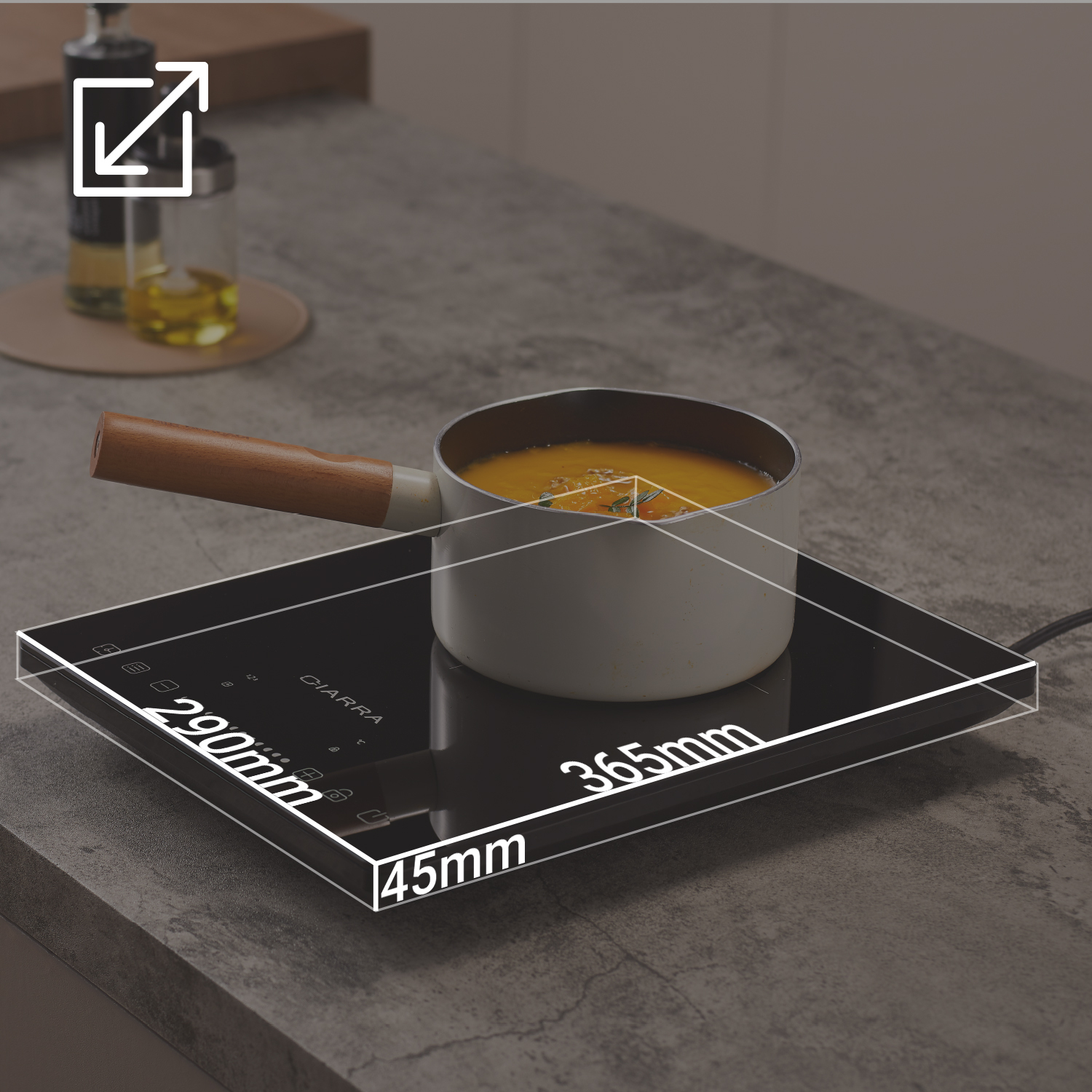 table de cuisson portable