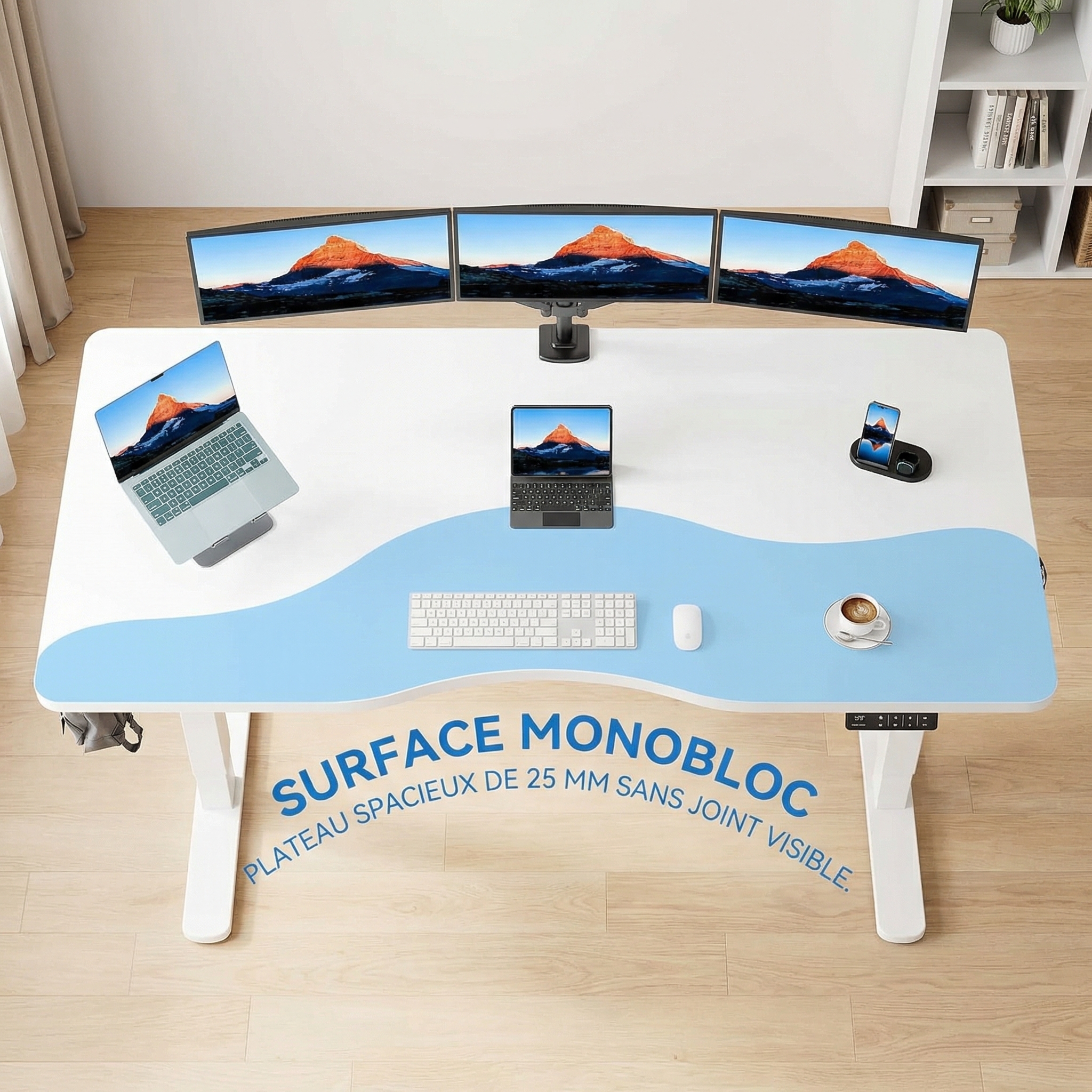 Bureau électrique - double moteur performant