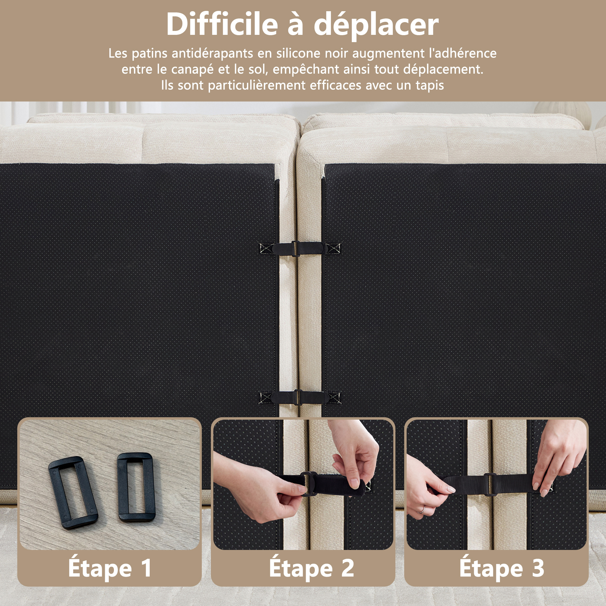 Modules connectables du canapé modulable 4+2