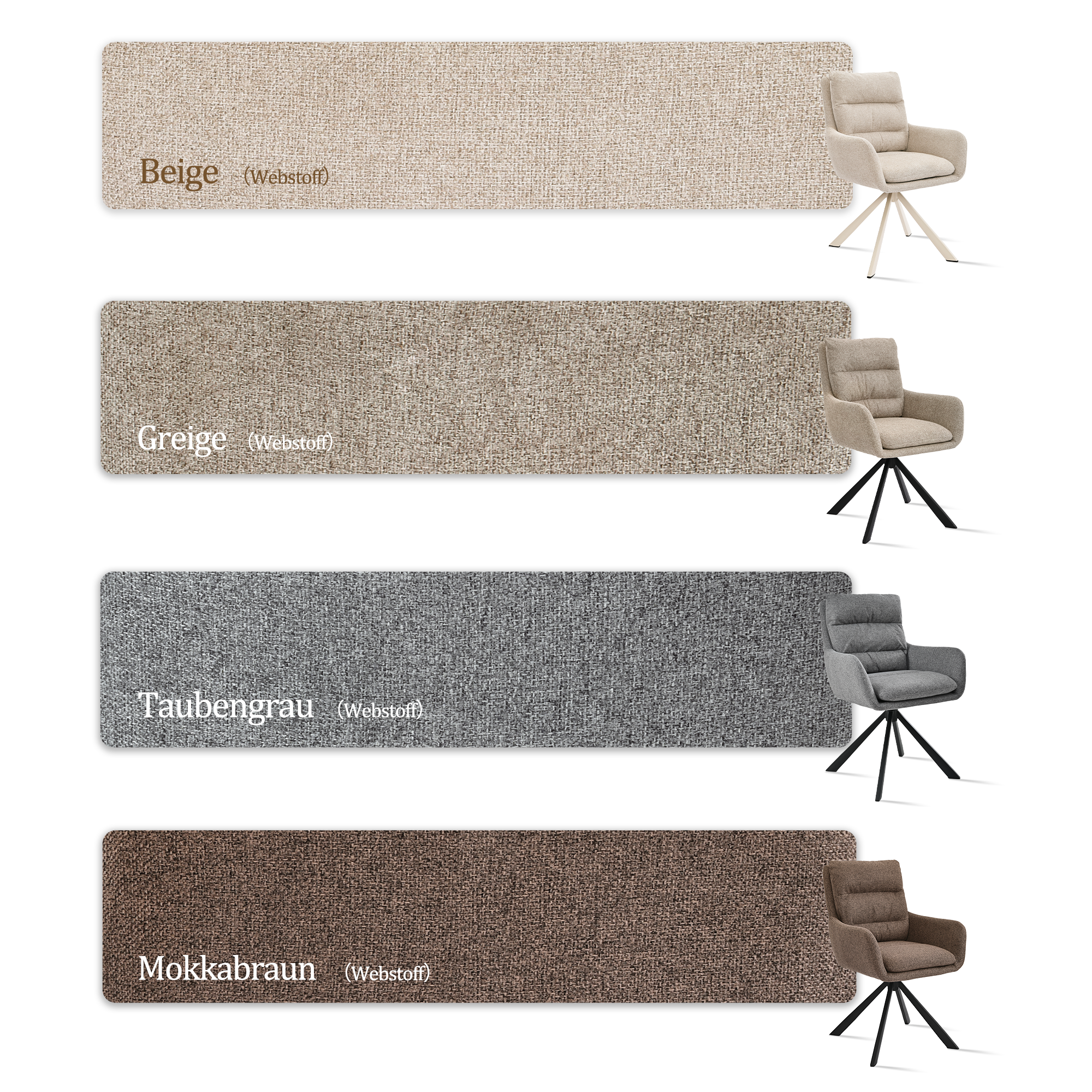 Übersicht über Farben und Materialien 1