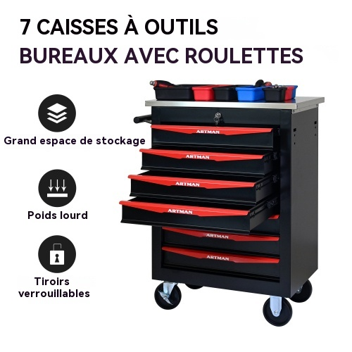 Boîte à outils polyvalente pour divers travaux