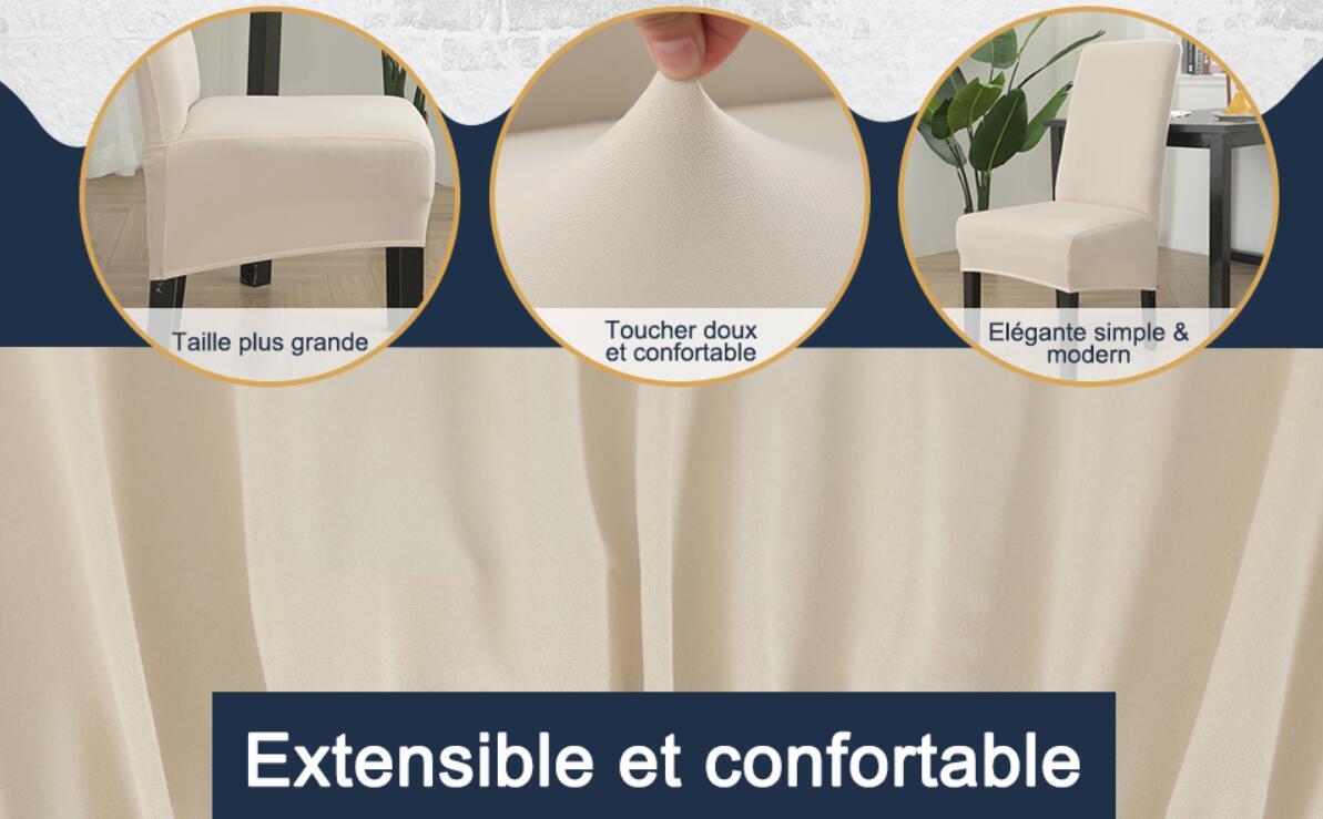 Housses De Chaise De Salle à Manger En Velours, Housse De Grande Chaise Extensible, Housse De Chaise à Dossier Haut En élasthanne élastique Lavable Amovible XL, Lot De 2, Beige -Homcomes Boutique AAHKMJXYDAFdJAOAIMEbOAchISHX vxKQre41nWFegDkreIrrYyMRo9RAGmF eYtr4bpYtvR7igii8o61B4IE3d3