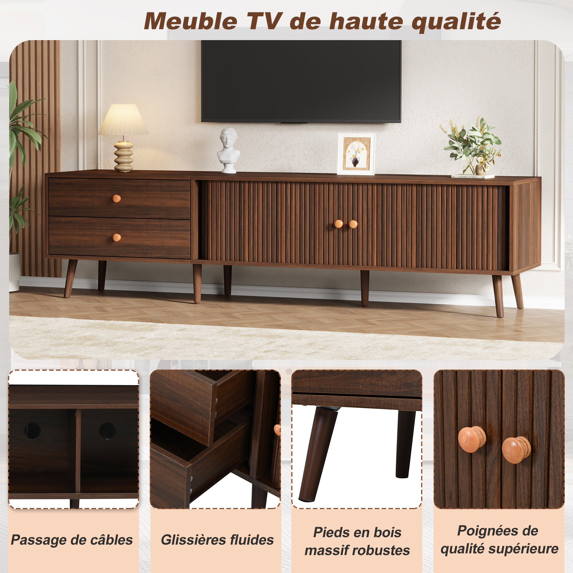 Étagère supérieure multifonction