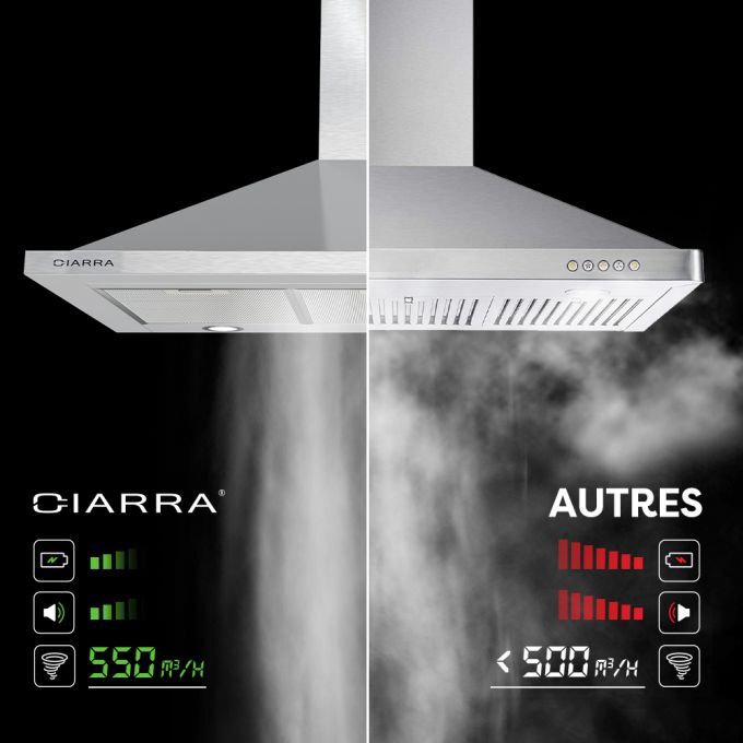 hotte decorative murale