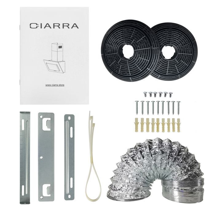 ciarra hotte aspirante accessoires