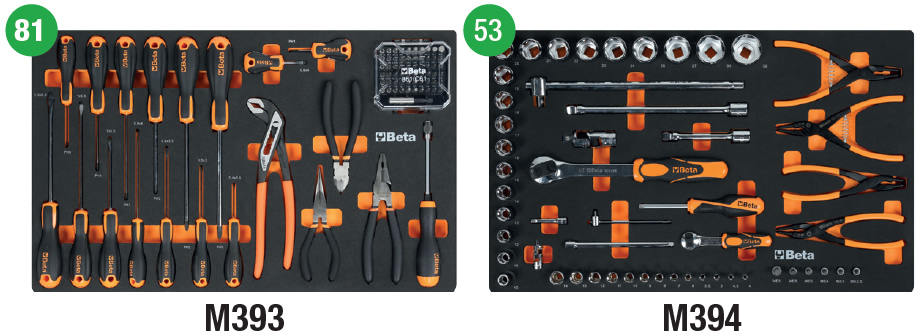 Utensili inclusi nel set Beta RSC24/7