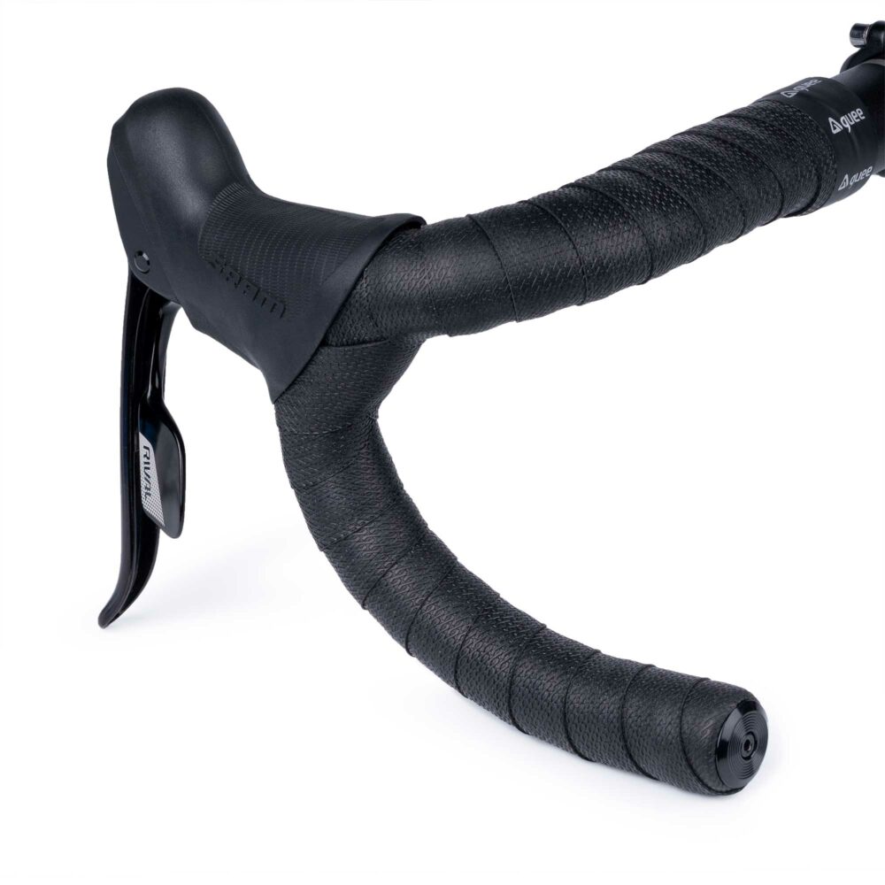 black handlebar ribbons