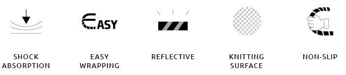 reflective silver guee wrap