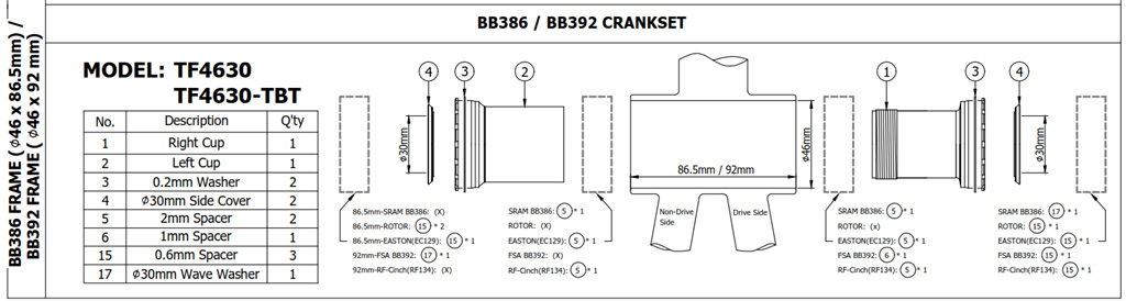 instruction TF4630
