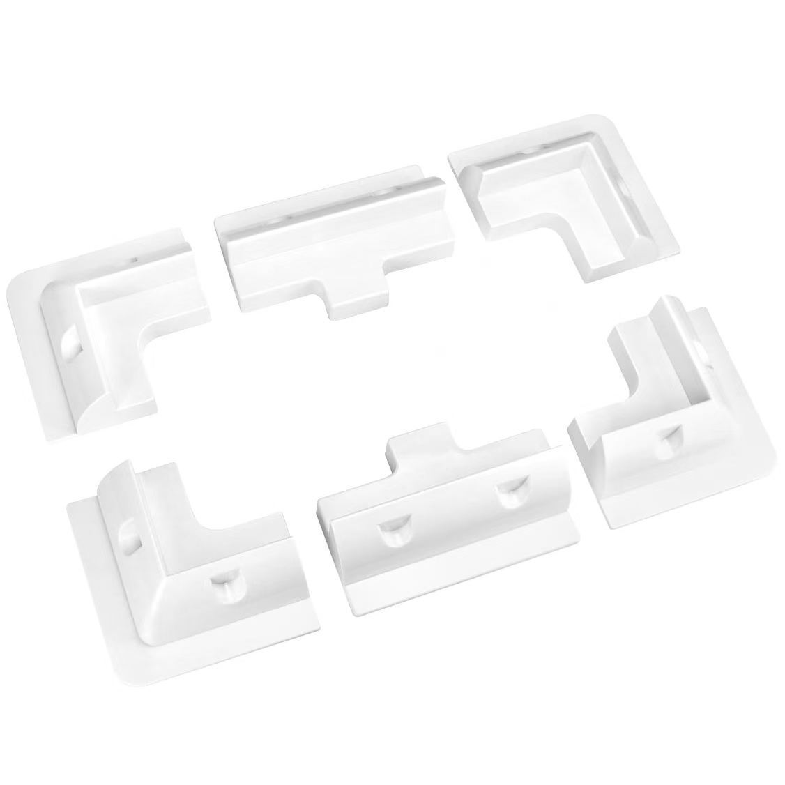 Set Staffe Di Montaggio Per Rack 19" YINETTECH – Compatibile Con Switch E Router TP-Link (4 Staffe + 32 Viti)