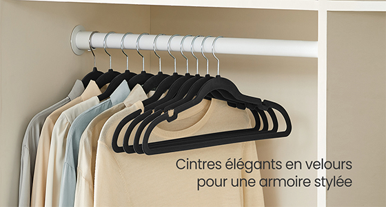Cintres antidérapants
