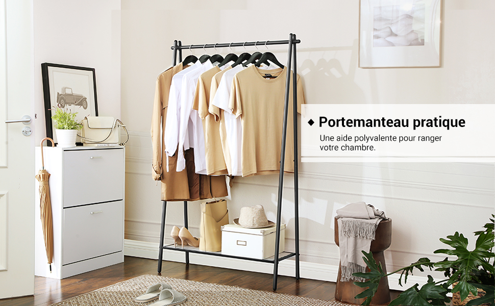 Portemanteau Métallique HSR23BK