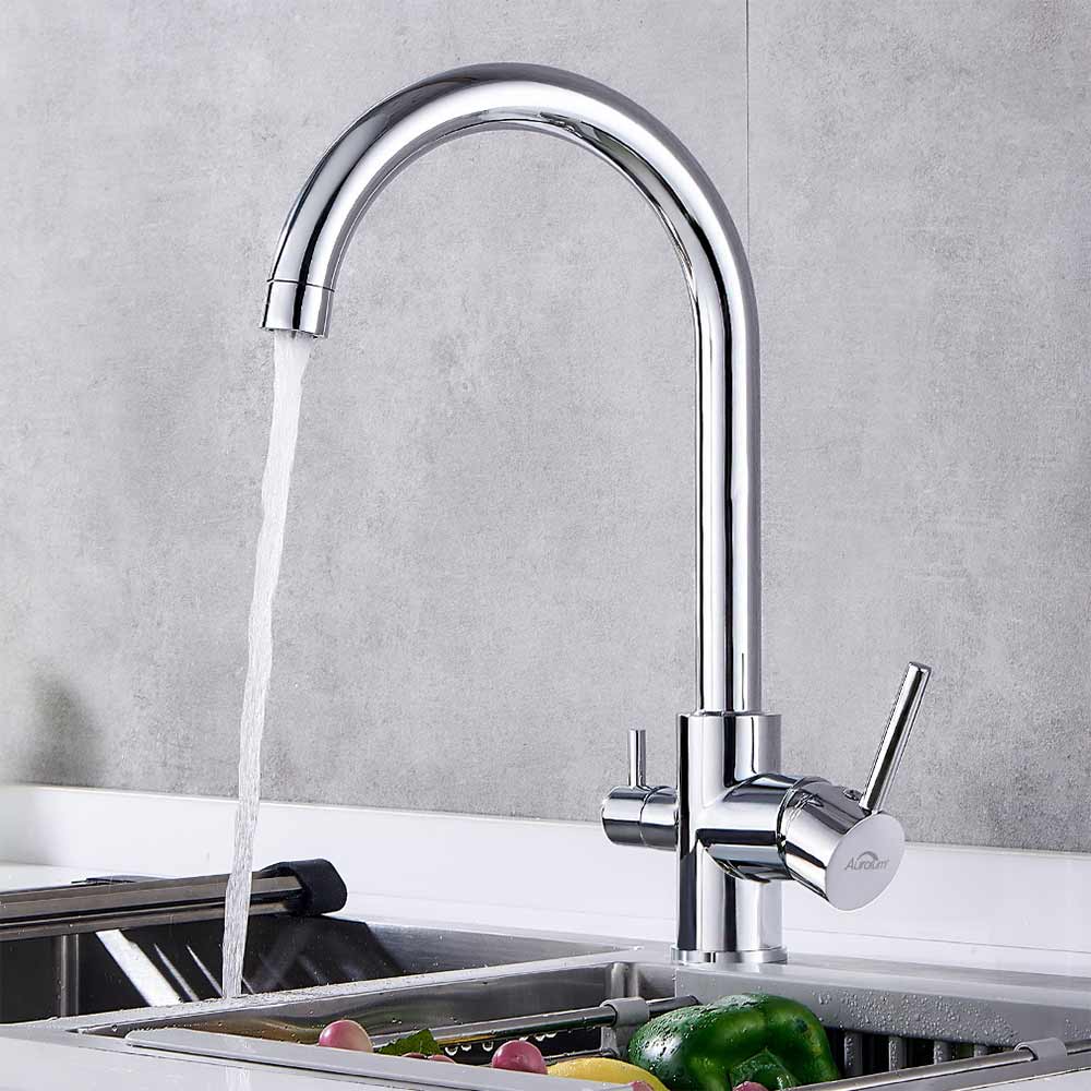 Grifo de cocina osmosis clever 3 vías mando cromado