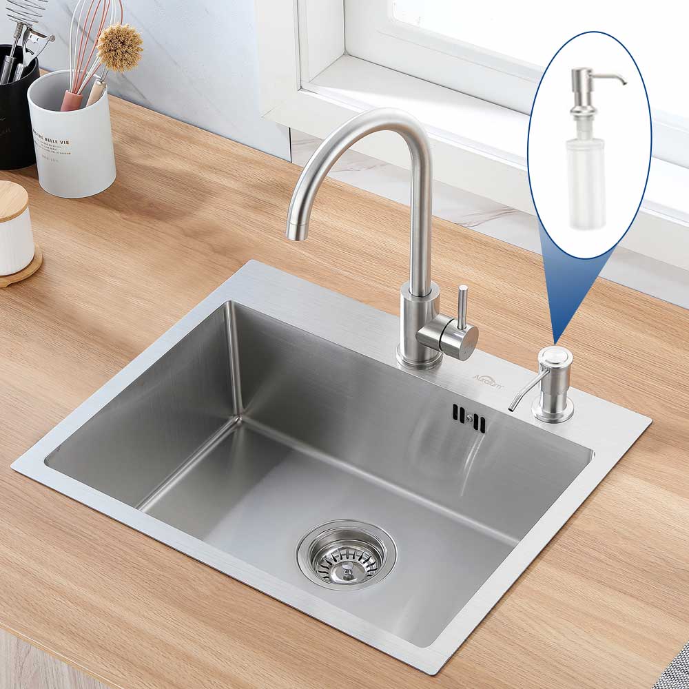 Fregadero blanco fregadero de cocina Raindance cascada fregadero