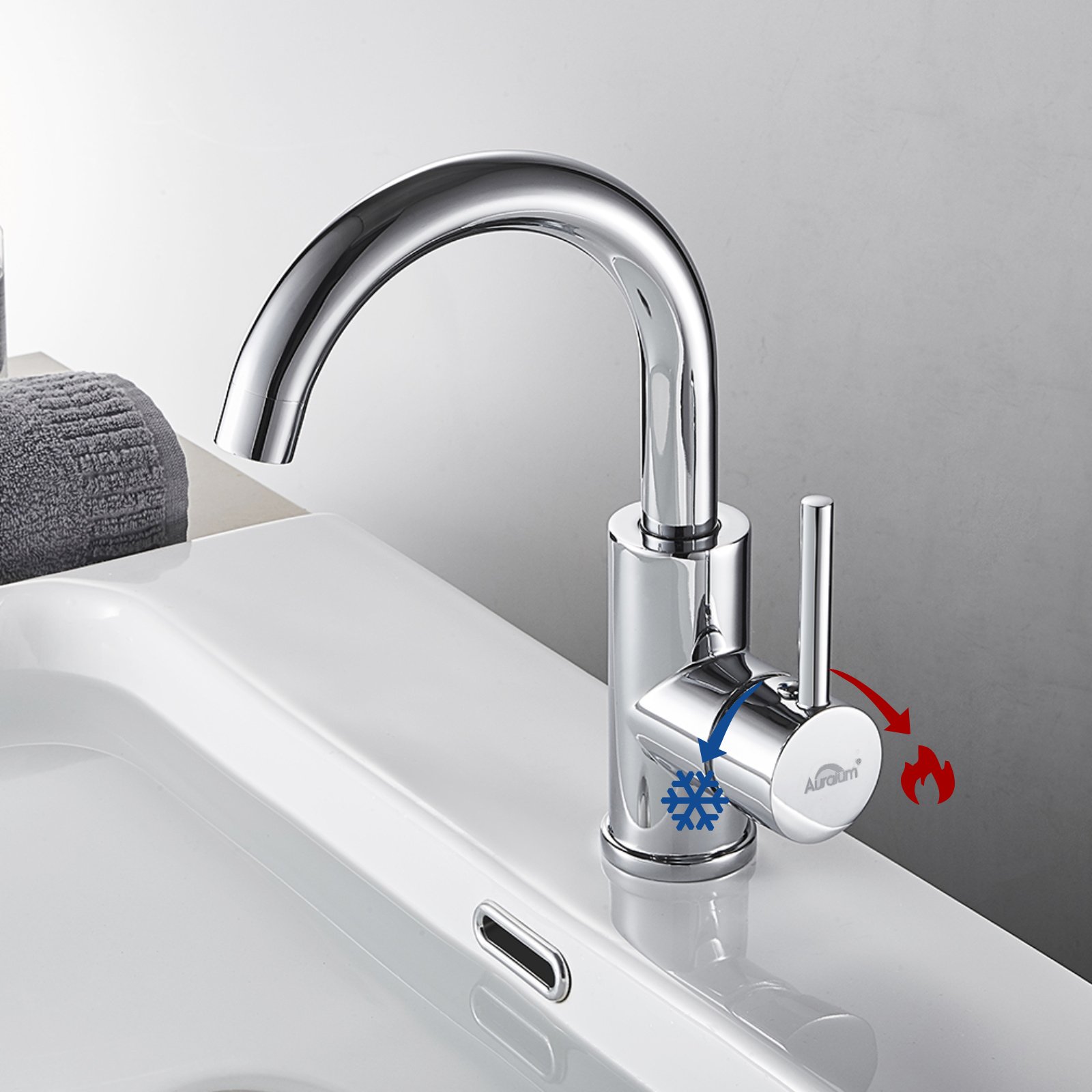 Aquatrends Comp robinet eau froide lavabo