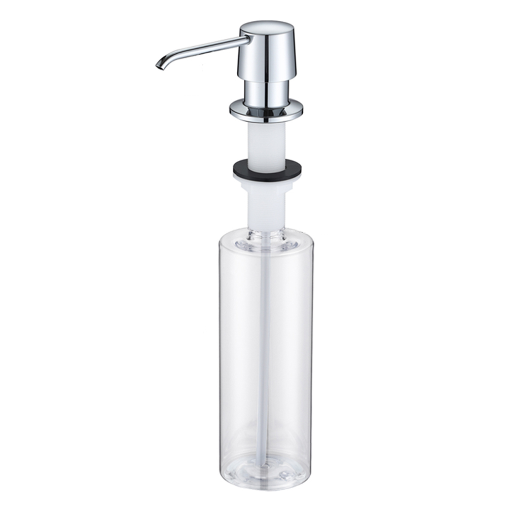 Dispenser sapone controsoffitto sapone pompa lavello da cucina in acciaio INOX sapone pompa erogatore grande capacità bottiglia 