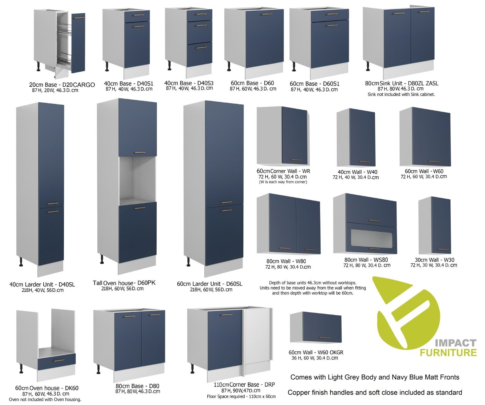 IMPACT FURNITURE 600 Kitchen Drawer Unit Cabinet 60cm Navy Dark Blue Base Copper Handle Nora -Vonshef shop AAHKMJXYDAFdJAOAIMEbOAchJdpzcxeaGAN93tAr4QXGWAsvr94Z6MVdduMyK1uQ M0Pt5GOqT1prgeMkbLn
