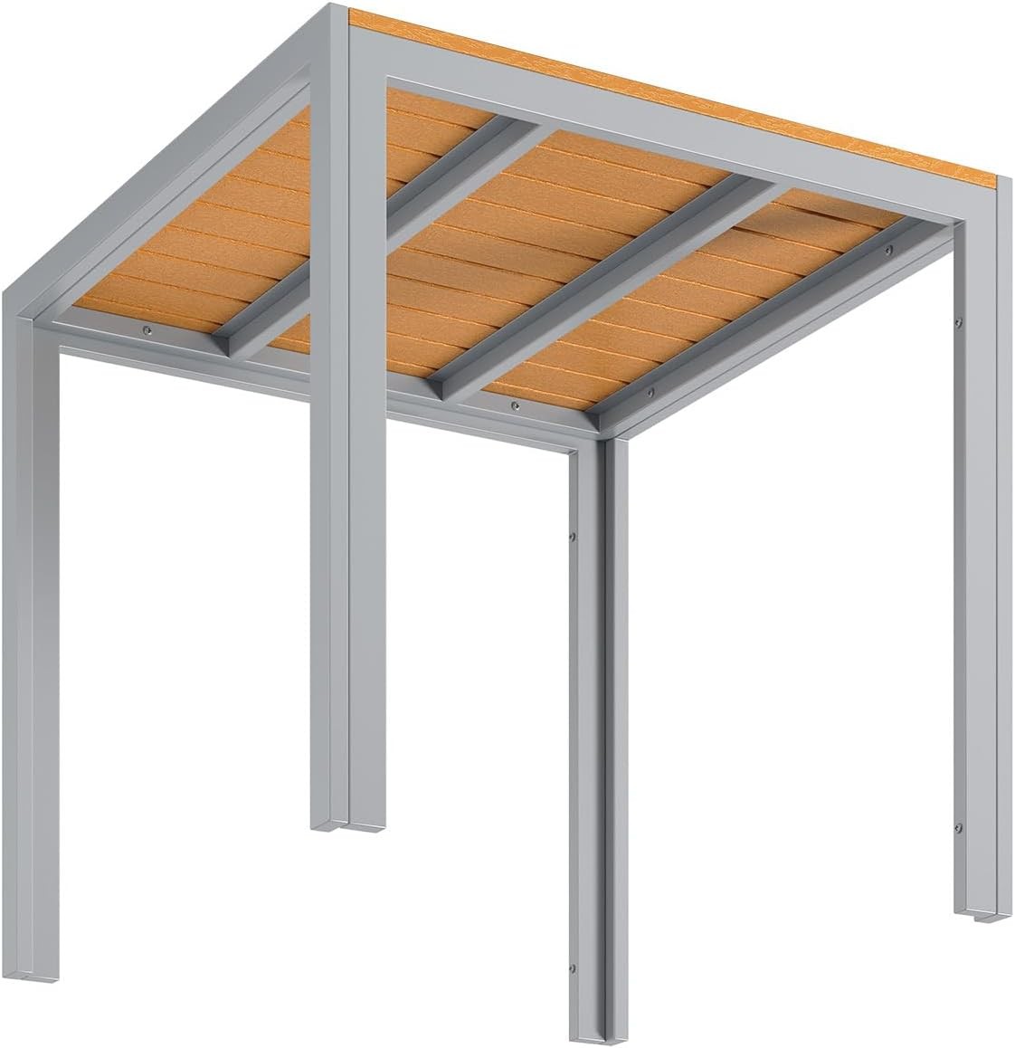 Table de jardin en aluminium WPC