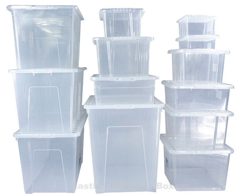 Viss QUALITY PLASTIC STORAGE BOXES WITH BLACK LIDS OFFICE HOME GARAGE STACKABLE UK -Vonshef shop AAHKMJXYDAFdJAOAIMEbOAchJdpzcxeaGAN93tAr4QXGWBYrBPyF