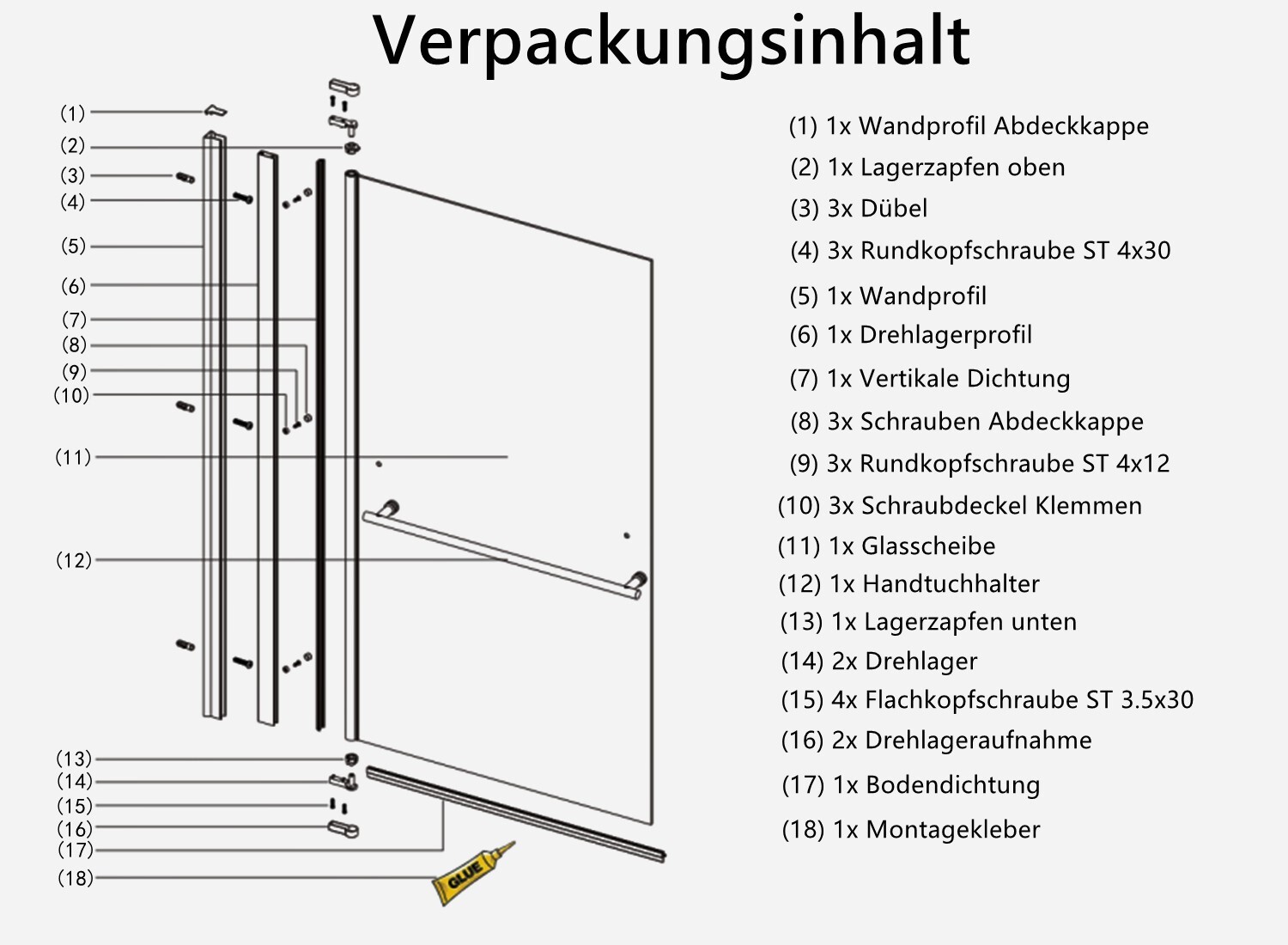 Badewannenaufsatz