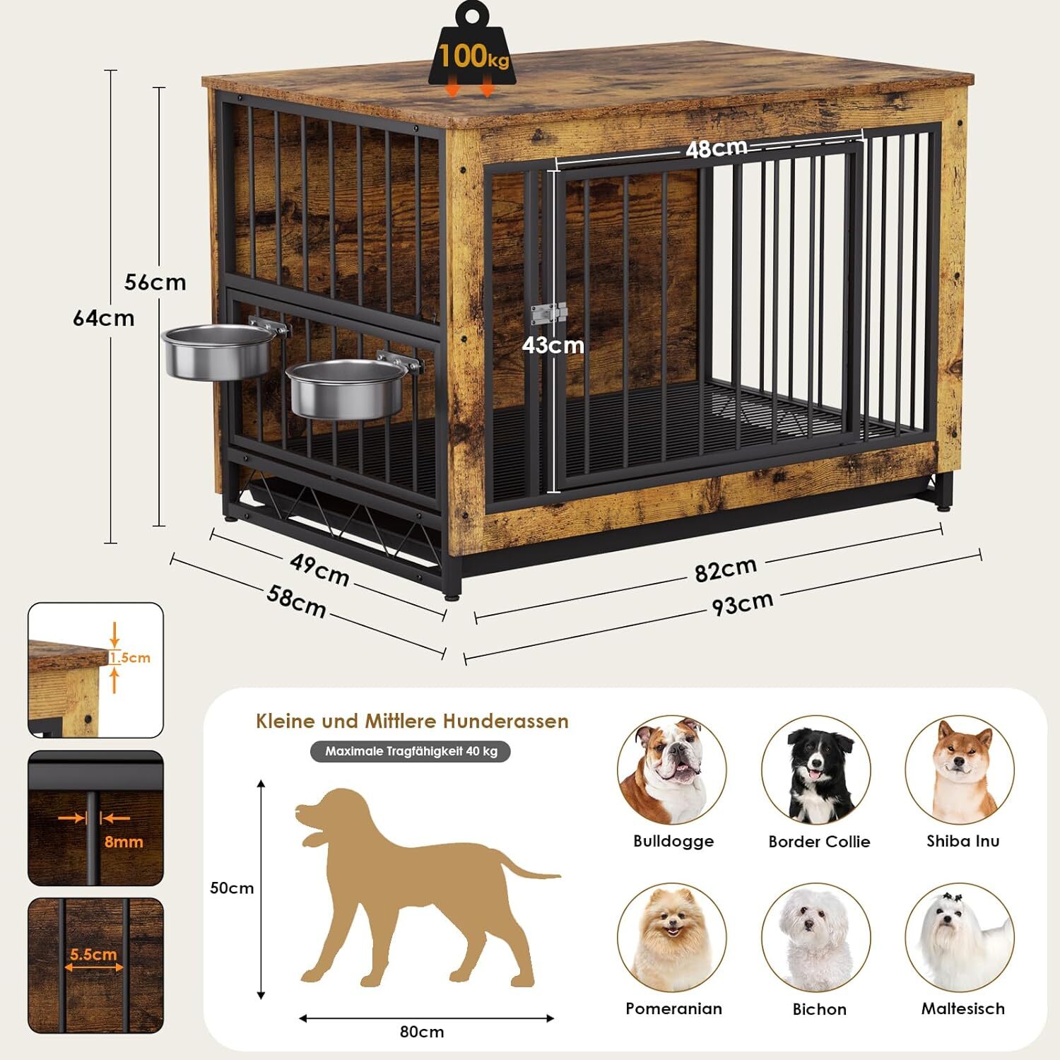Cage pour chien
