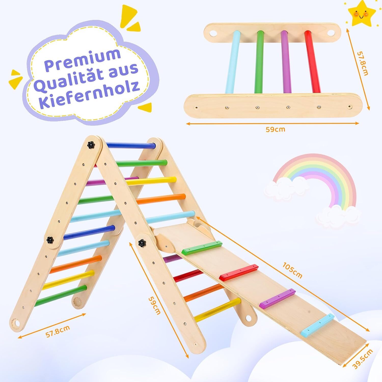 Struttura da arrampicata per bambini