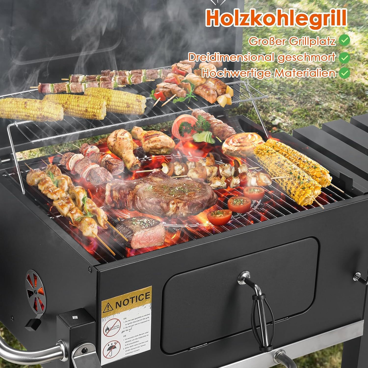 Barbecue Charbon de Bois XL