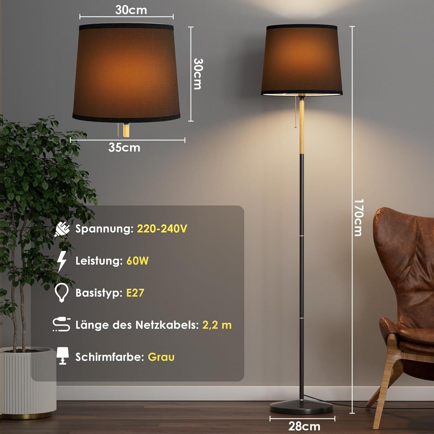 Lampada da terra
