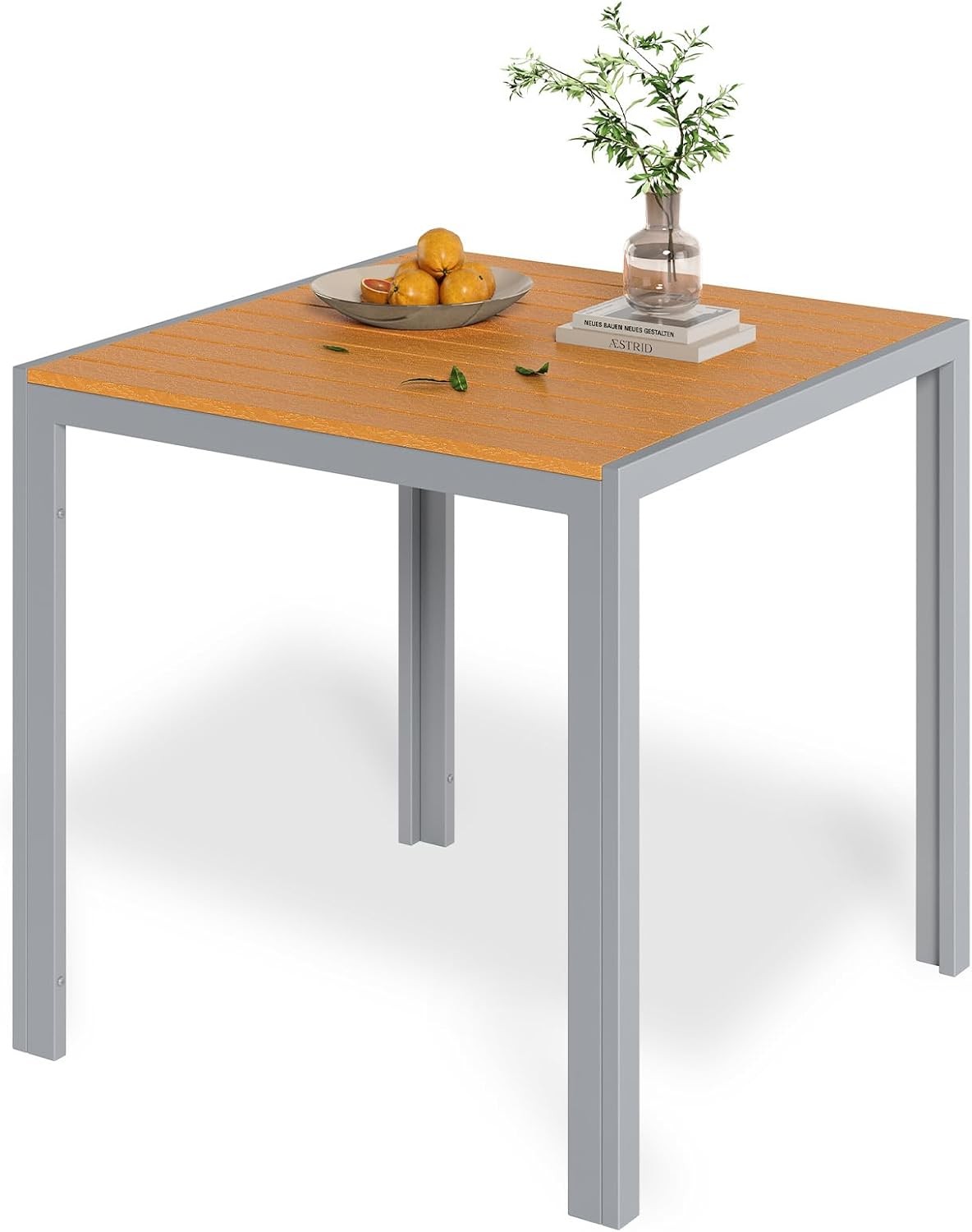 Table de jardin en aluminium WPC