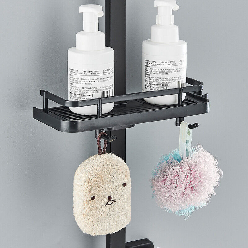 Columna De Ducha Negra Conjunto De Ducha Con Repisa De Baño, Teleducha -Mundo Ducha