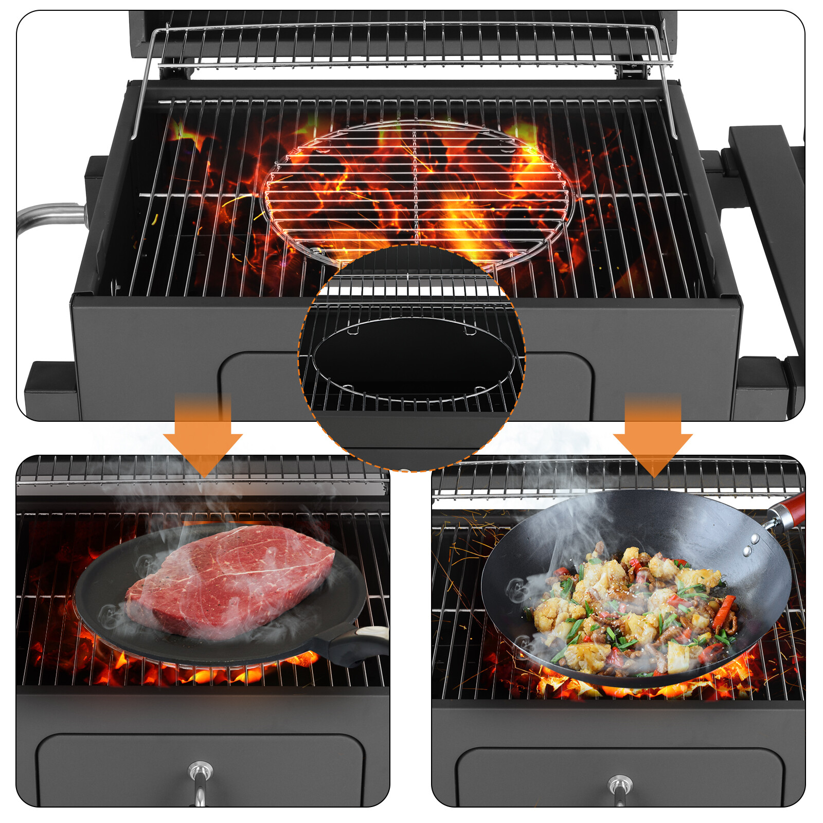 Barbecue a carbone
