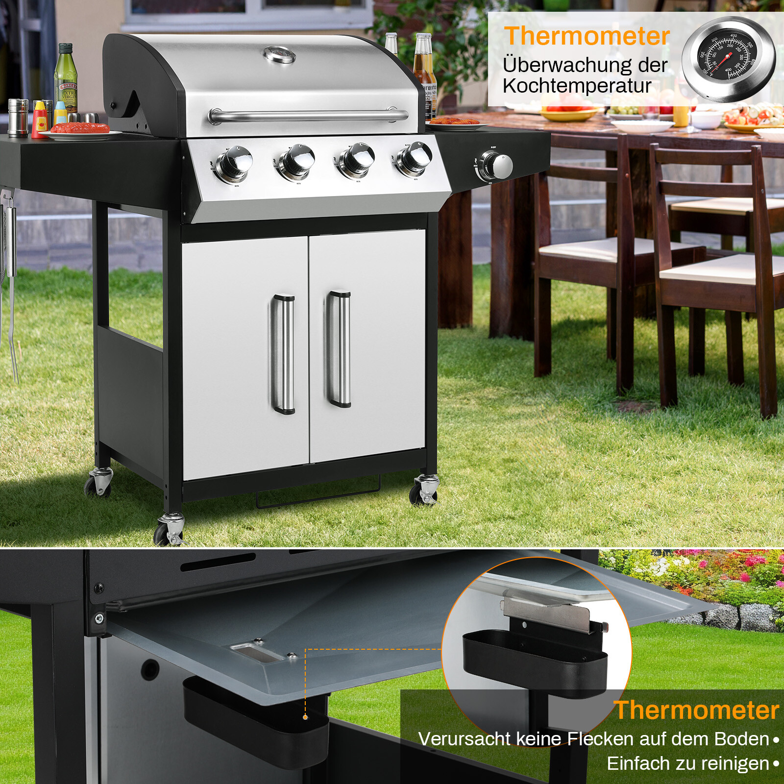 Gasgrill 4+1