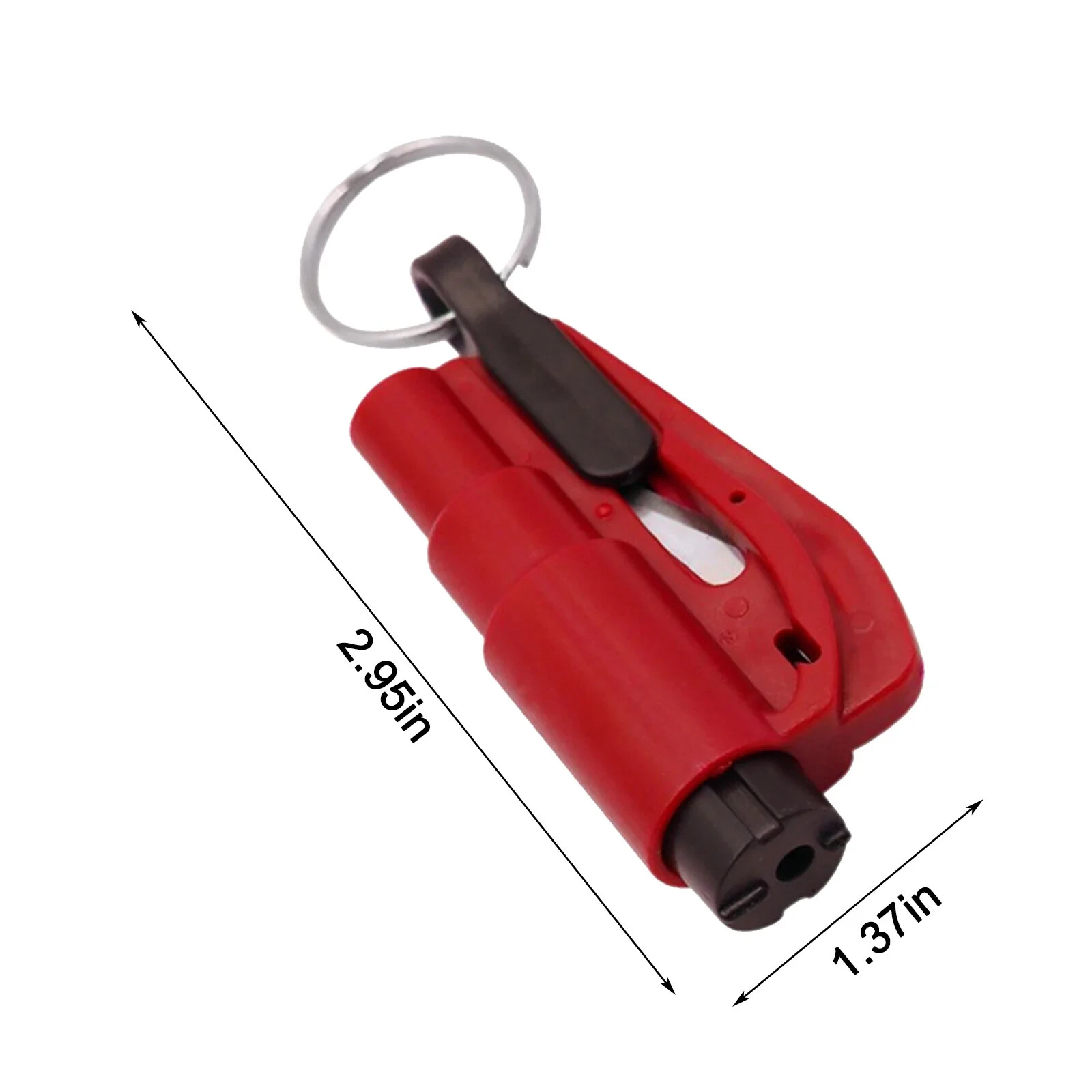 汽车安全锤紧急玻璃安全带切割器破窗器 - Foto 10 de 14