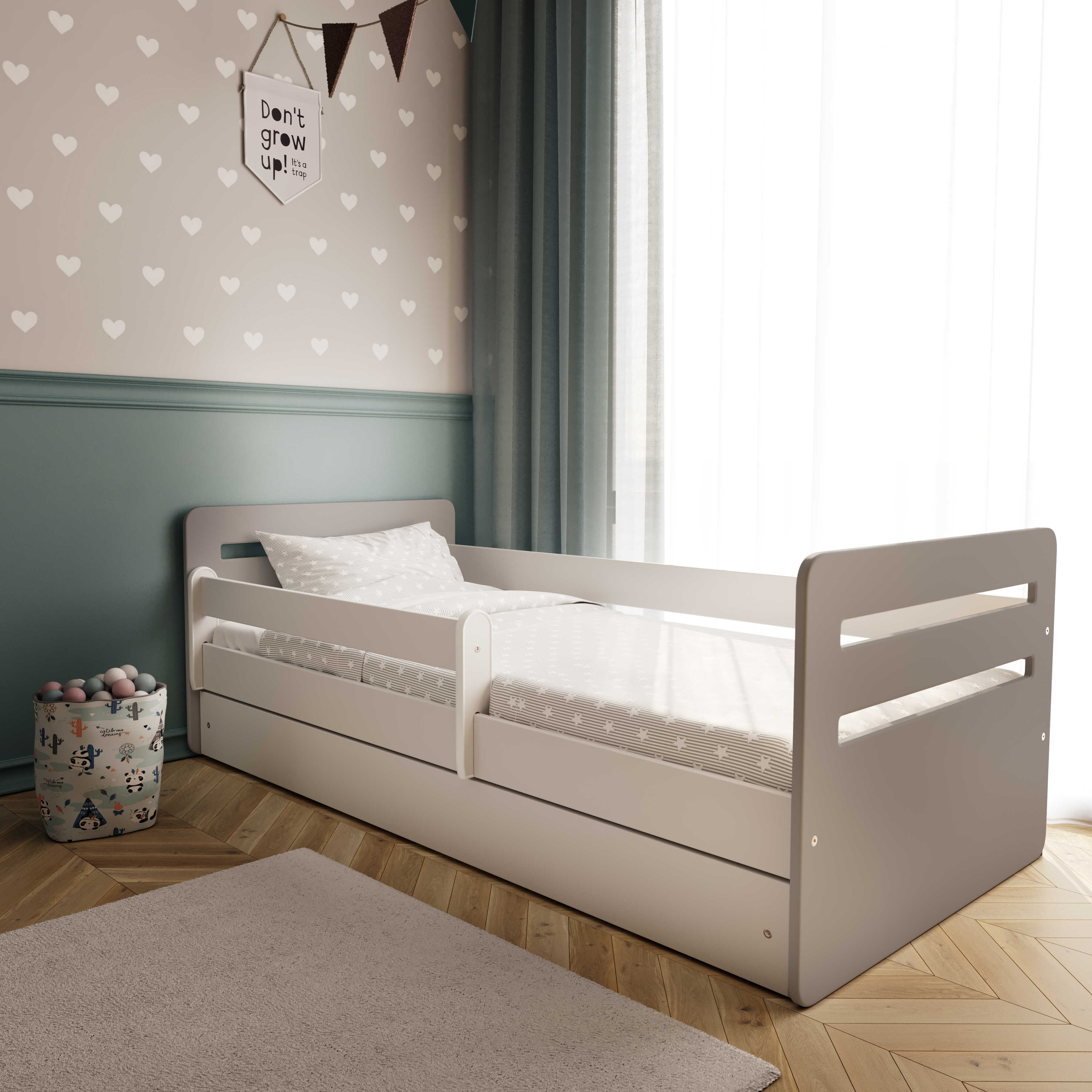 Lit enfant Gris