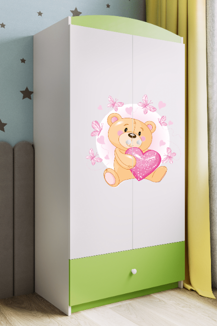 Armoire enfant vert