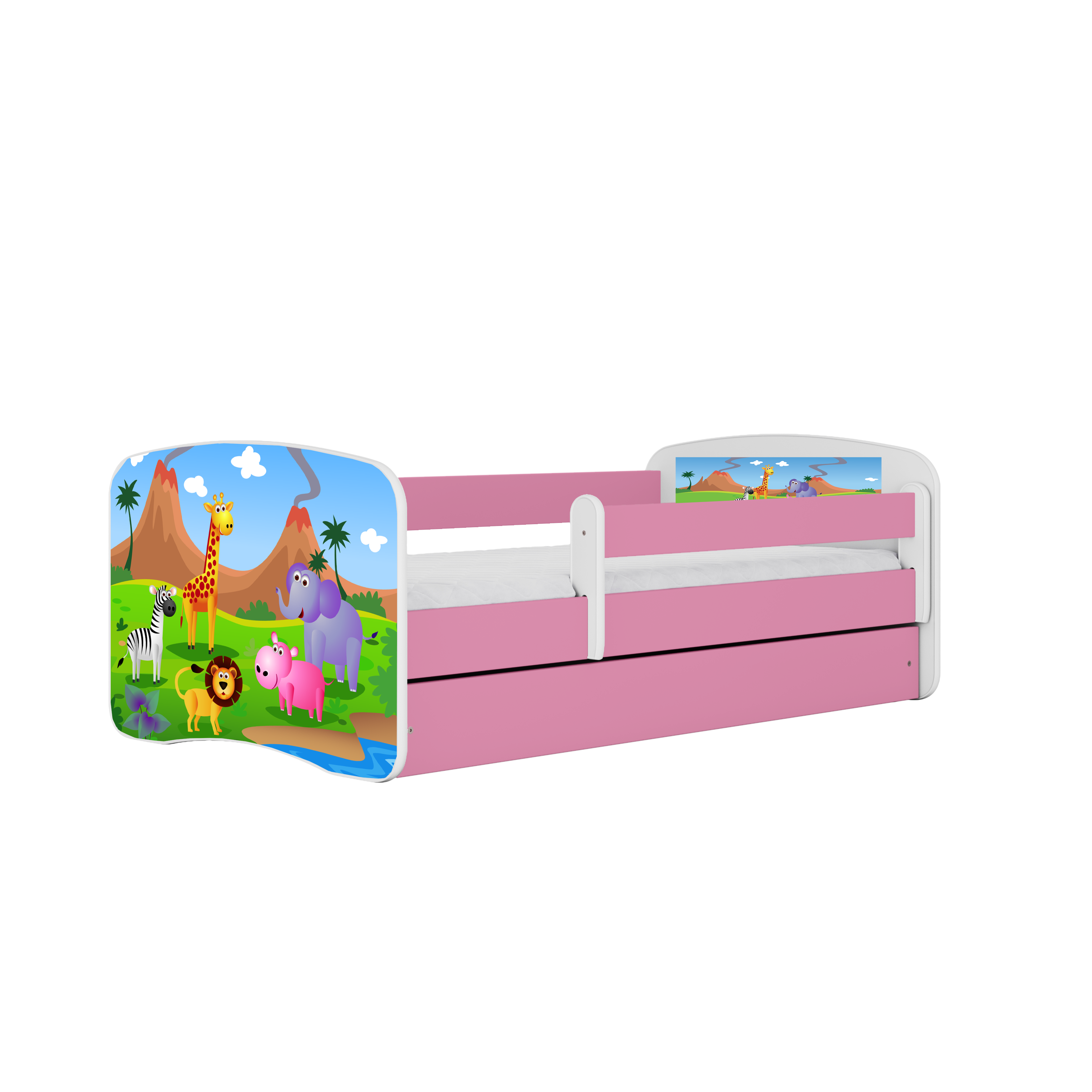 Lit enfant rose