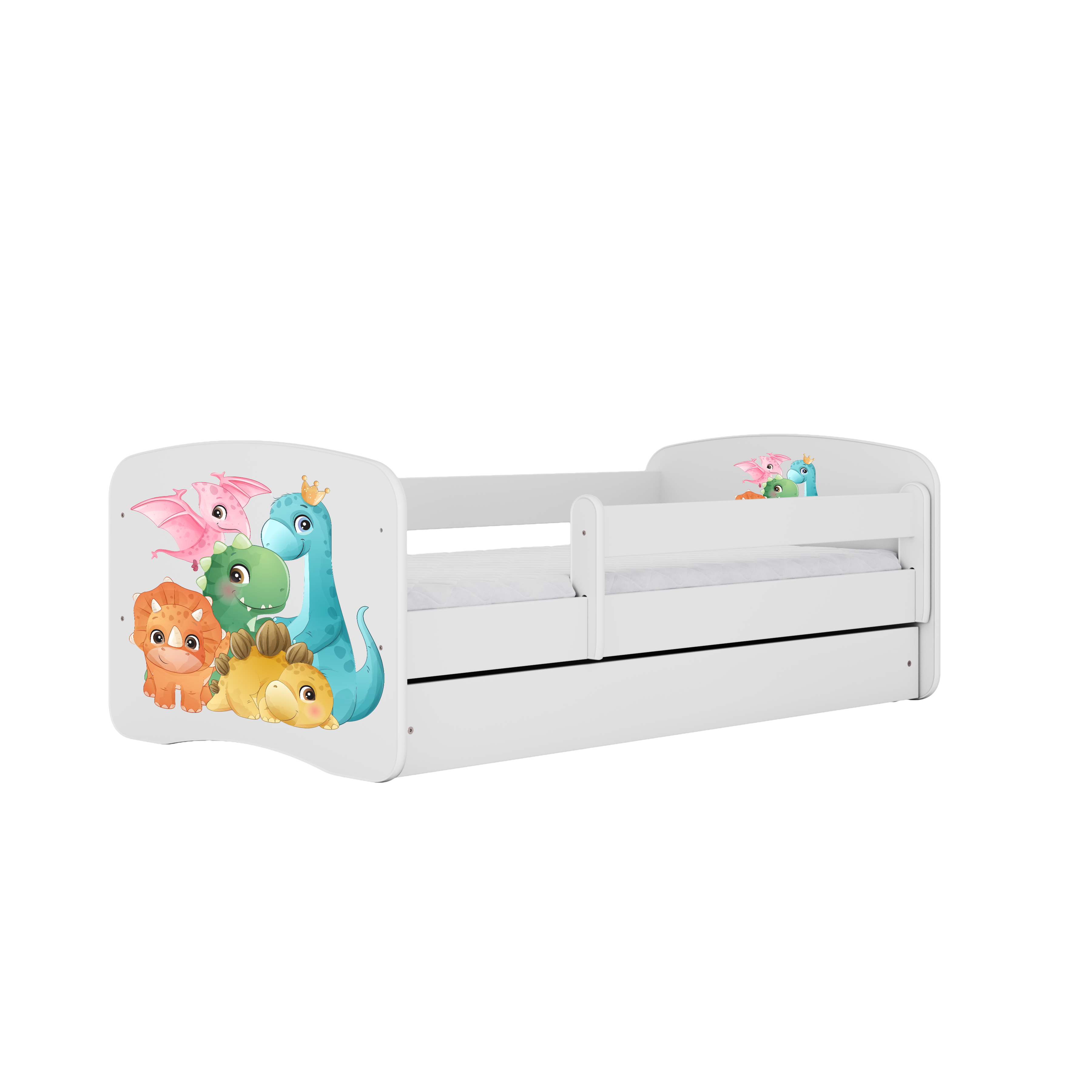 Lit enfant 70 x 140 cm, motif Dinosaure, vue 1