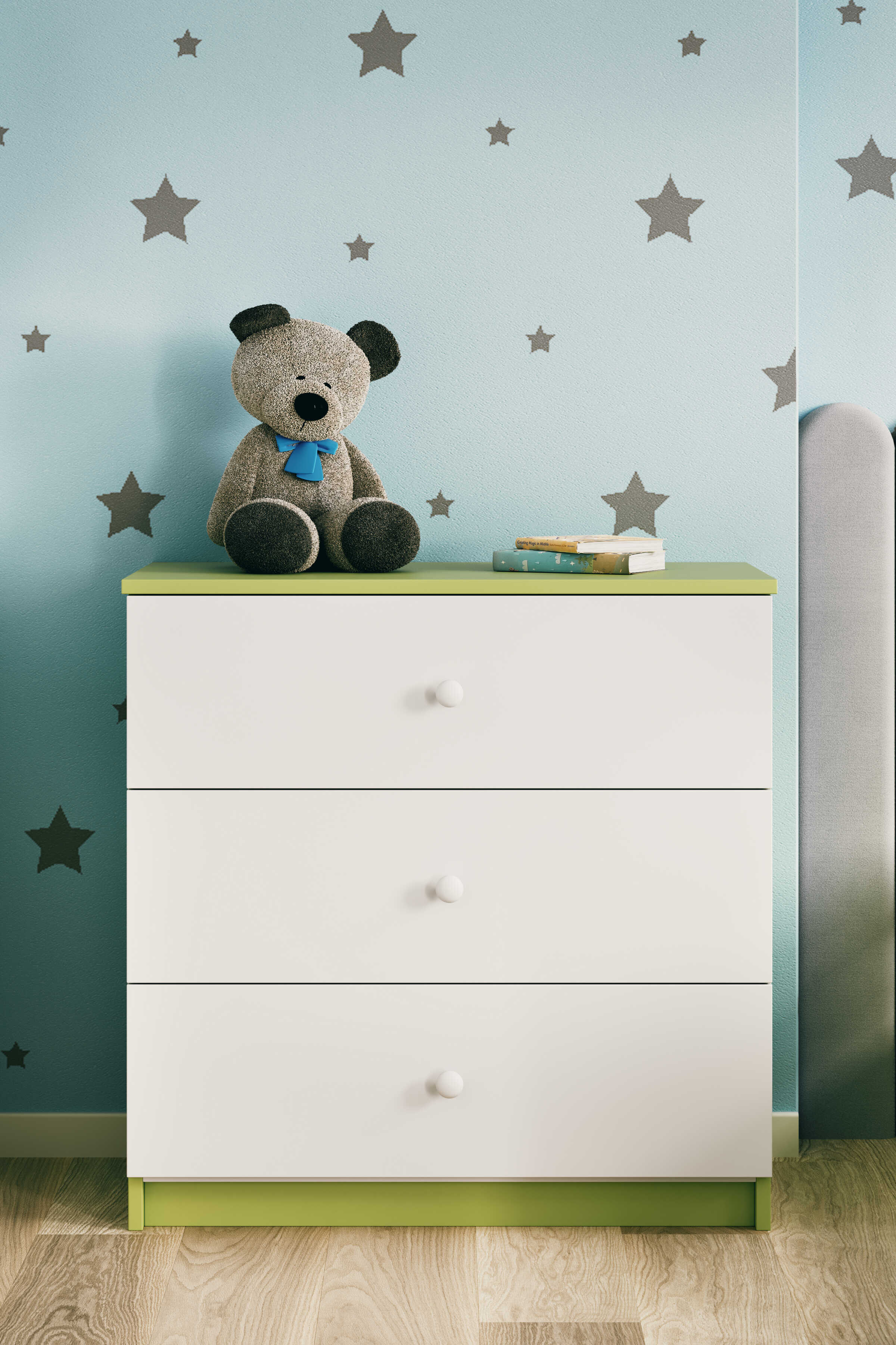 Kinderkommode Grün