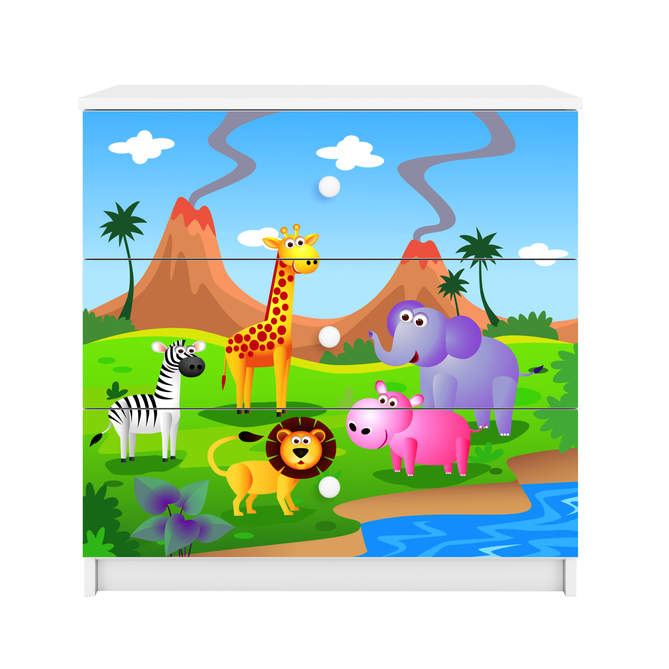 Kinderkommode Weiß
