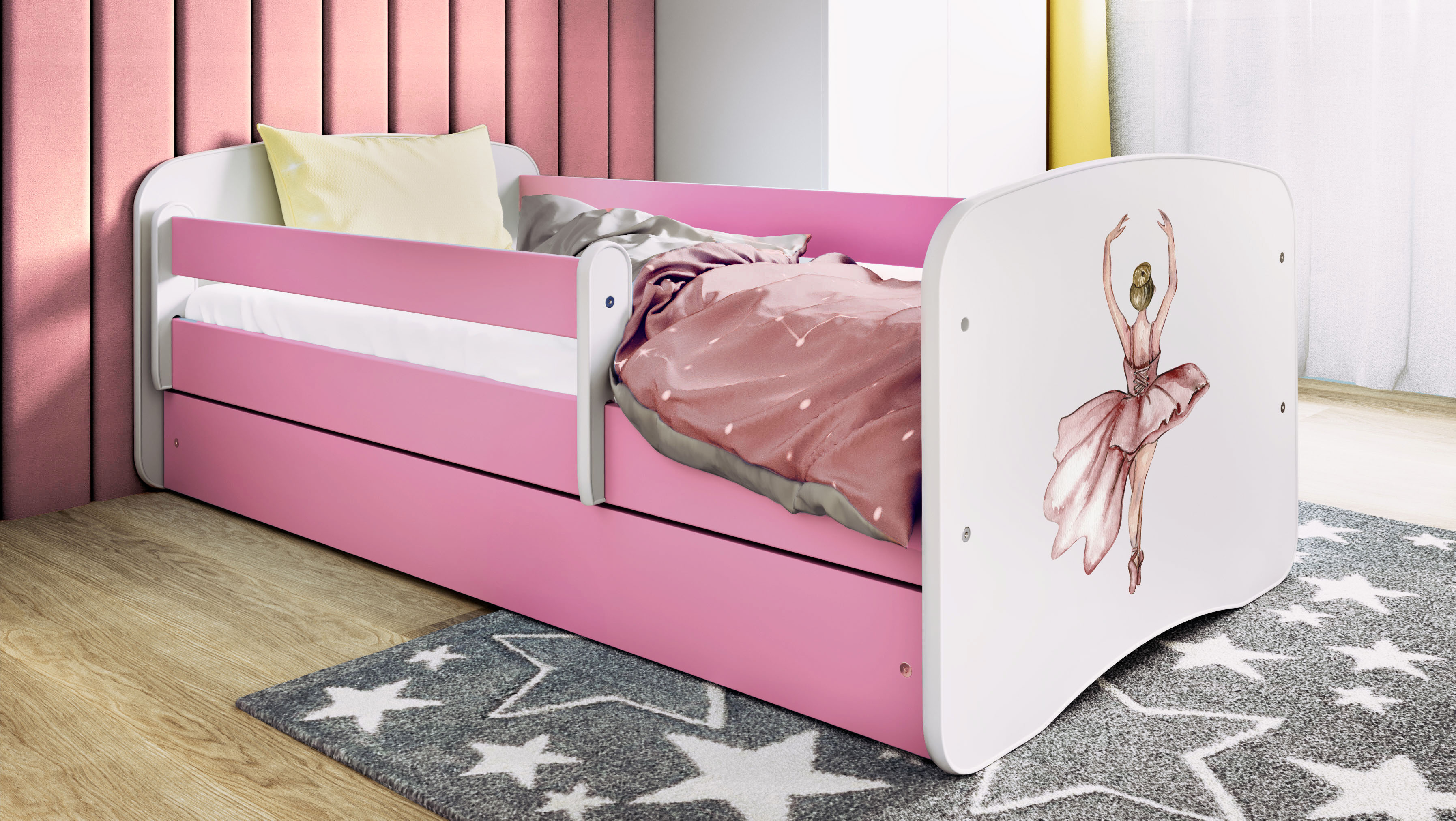 Lit enfant 70 x 140 cm, motif Danseuse, vue 2