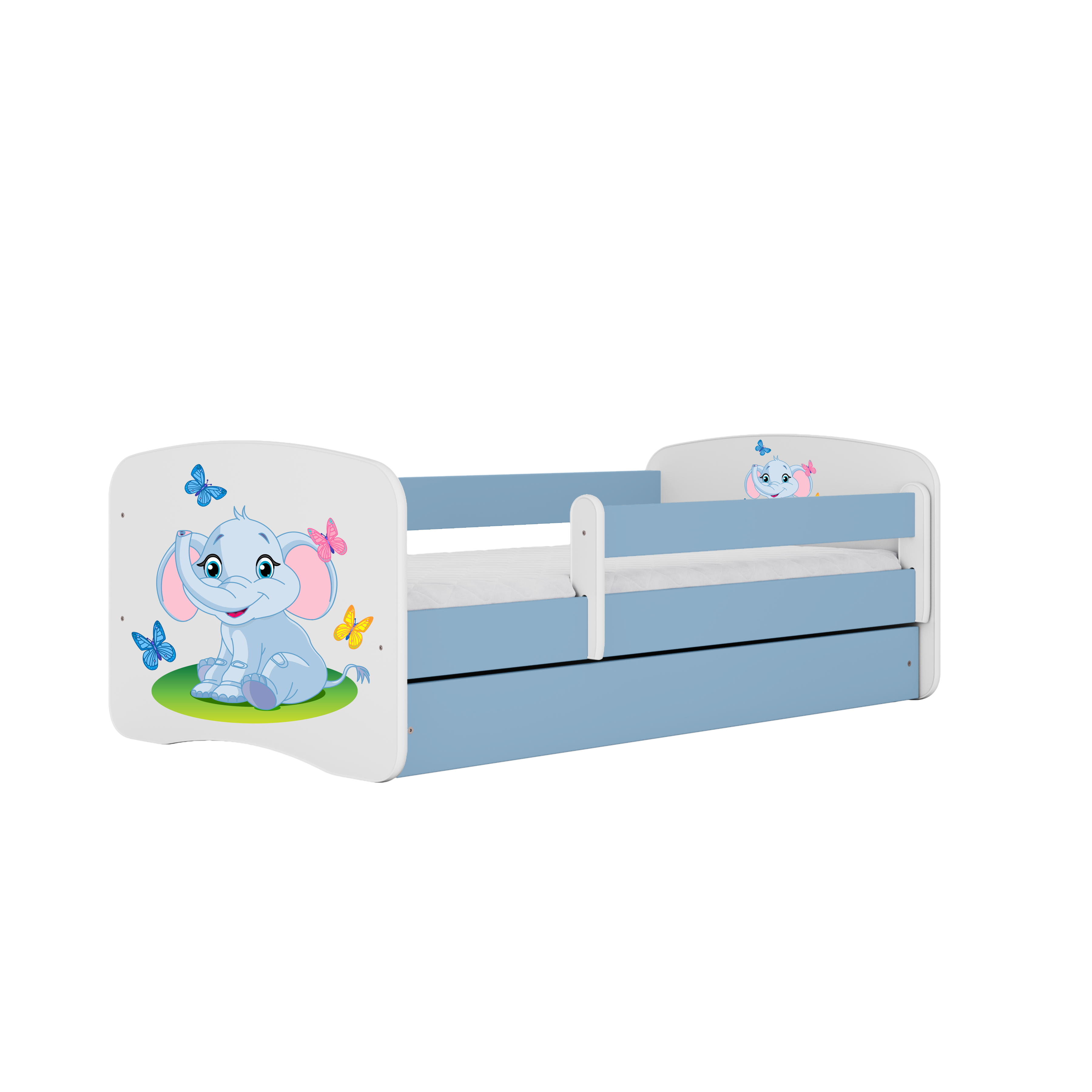 Lit enfant bleu