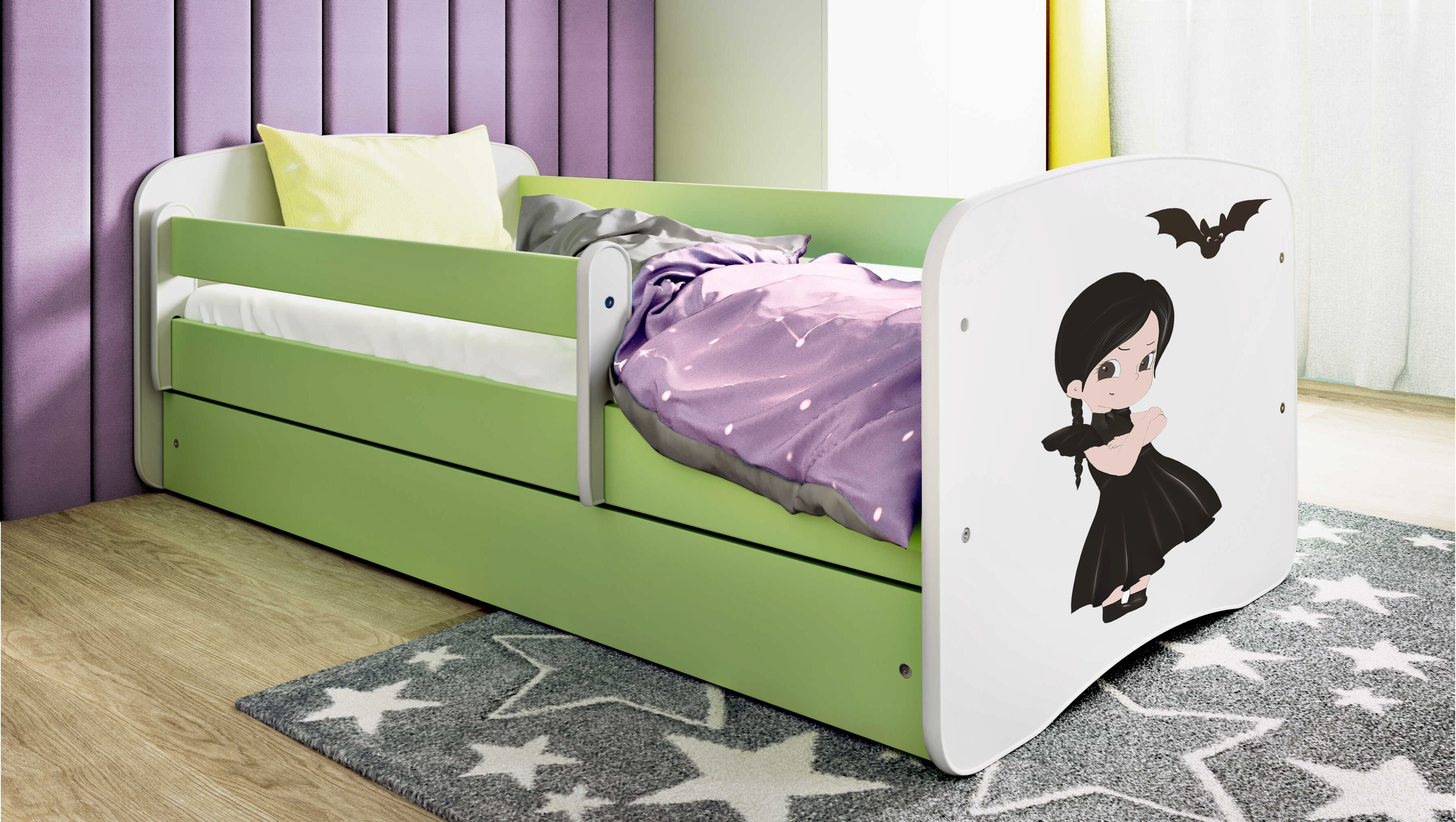 Lit enfant 70 x 140 cm, motif Style gothique, vue 2