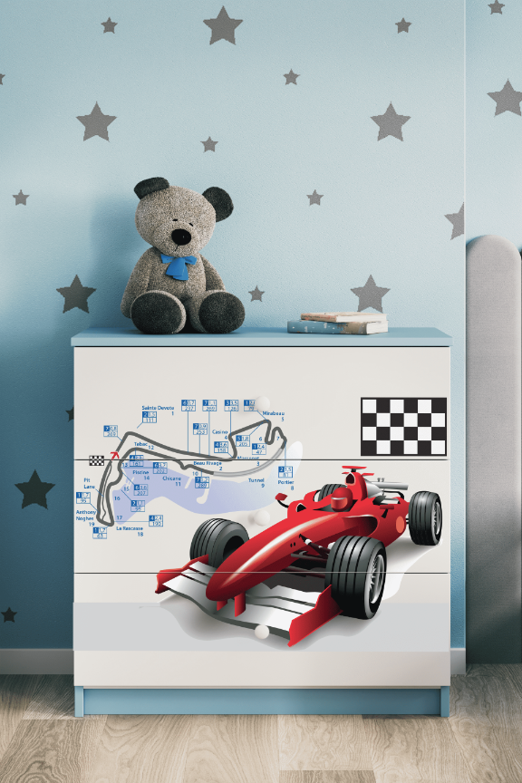 Kinderkommode Blau