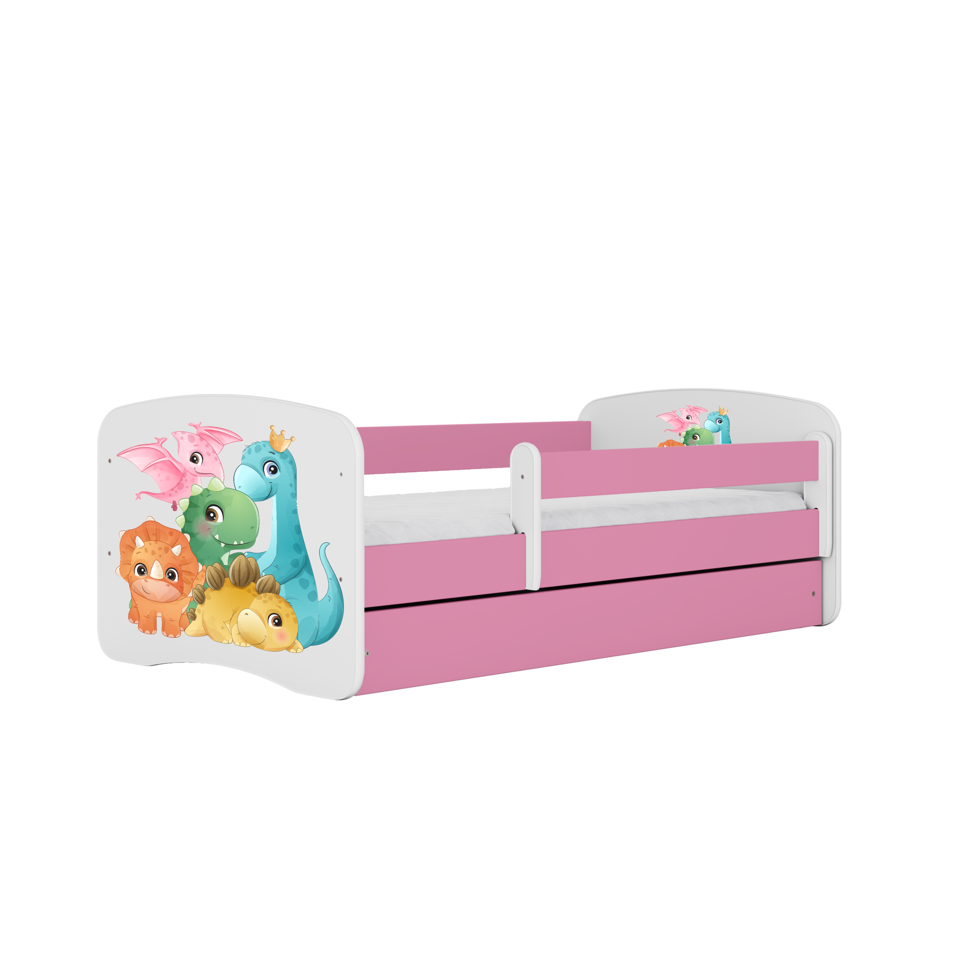 Lit enfant 70 x 140 cm, motif Dinosaure, vue 1
