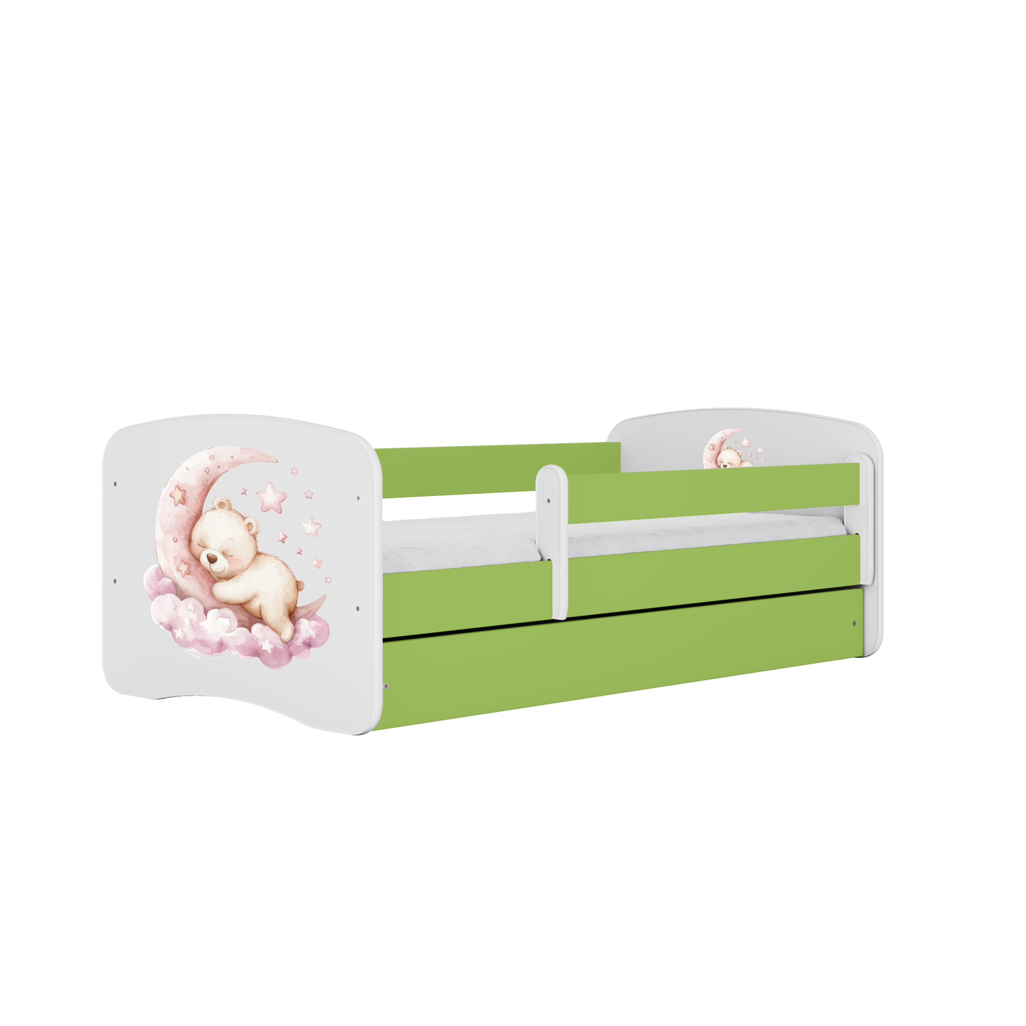 Lit enfant vert