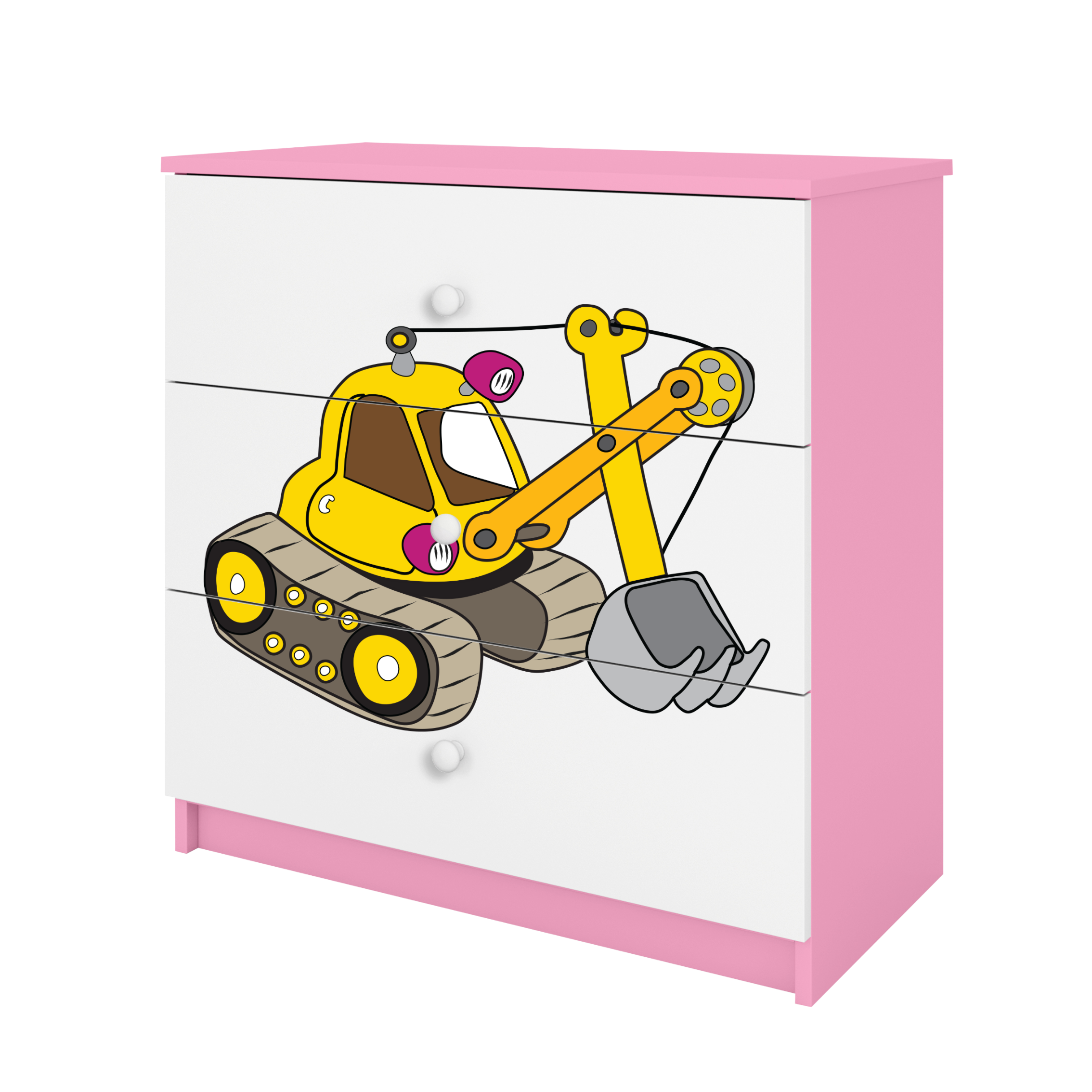 Commode enfant rose